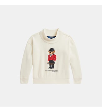 Sweat ample Polo Bear - Polo Ralph Lauren - Écru