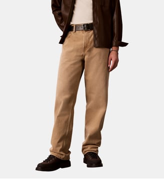 Jean 90'S droit - Calvin Klein - Beige foncé