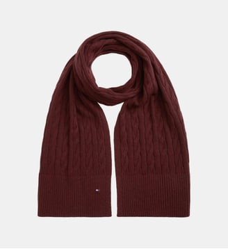Echarpe maille  - Tommy Hilfiger - Bordeaux