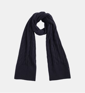 Echarpe maille  - Tommy Hilfiger - Bleu marine