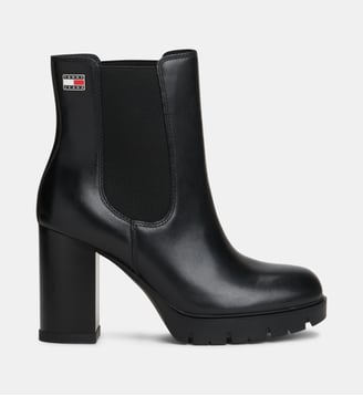 Chelsea High Heel Boots - Tommy Hilfiger - Noir