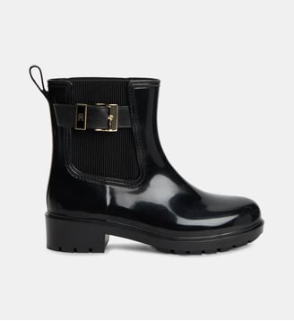 Bottines de pluie à boucle - Tommy Hilfiger - Noir