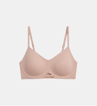 Bralette Invisible Micro - Calvin Klein - Beige