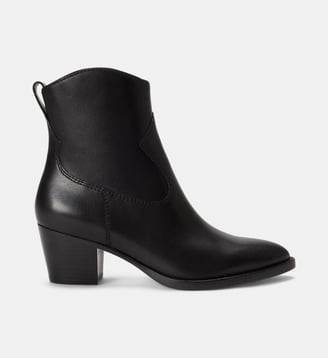Bottines Harpher en vachette - Lauren Ralph Lauren - Black