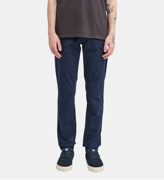 Pantalon chino slim en twill - Element - Bleu marine