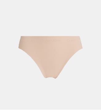 Culotte invisible nylon stretch - Calvin Klein - Beige coquille