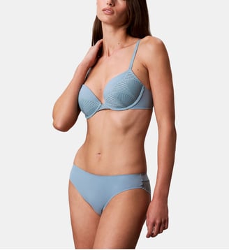 Culotte Perfectly Fit Lace - Calvin Klein - Bleu ciel