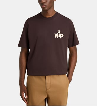 T-shit S/S Cutout loose coton bio - Carhartt WIP - Chocolat