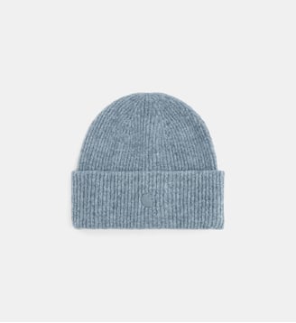 Bonnet Curtis à revers logo  - Carhartt WIP - Bleu clair
