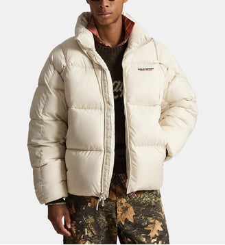 Doudoune droite effet matelassé - Polo Ralph Lauren - Blanc