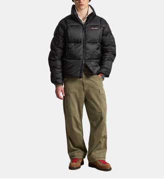 Doudoune droite effet matelassé - Polo Ralph Lauren - Noir