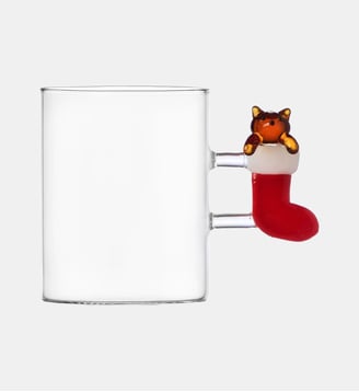 Mug Chat dans Chaussette 50 cl - Ichendorf Milano - Multicolore