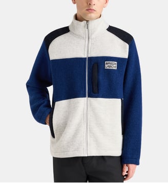 Veste classique Menans en laine - Maison Labiche - Bleu nuit