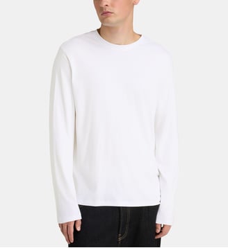 T-shirt droit coton supima - Calvin Klein - Blanc