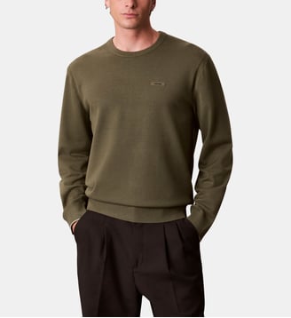 Pull en maille technique - Calvin Klein - Kaki