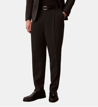 Pantalon tapered fluide - Calvin Klein - Noir