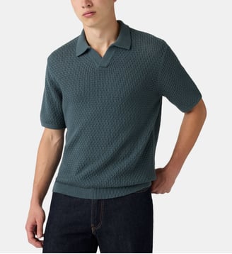 Polo Dillon droit en coton - Levi's - Gris bleu