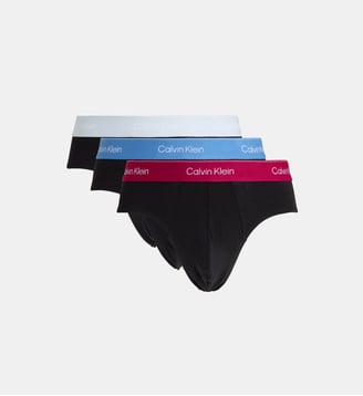 Lot de 3 slips Hip Brief - Calvin Klein - Noir