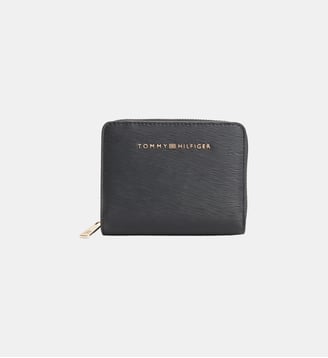 Portefeuille Medium zip à rabat - Tommy Hilfiger - Noir