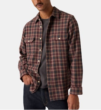 Chemise Jackson Worker - Levi's - Bordeaux et multicolore