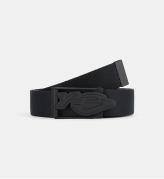 Ceinture souple à boucle signature - Y-3 - Noir
