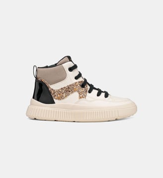 Baskets montantes Laquinny - Geox - Ivoire et beige