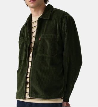 Chemise zippée - Levi's - Kaki foncé