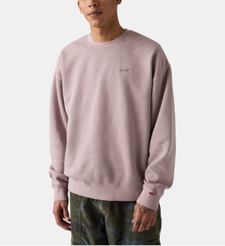Sweat ample coton signature - Levi's - Rose clair