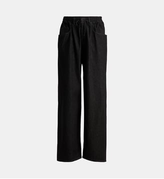 Jean baggy en denim - Y-3 - Noir