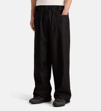Jean baggy en denim  - Y-3 - Noir