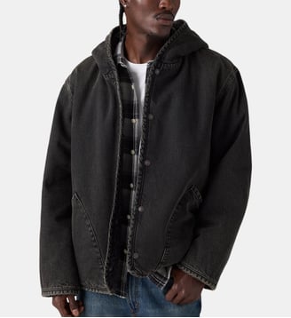 Veste Deck Hoodie Sherpa - Levi's - Noir