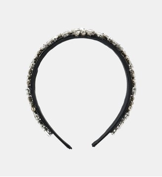 Bandeau bijou orné de strass - Monnalisa - Noir