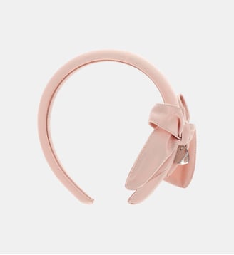 Bandeau à noeud en satin OP - Monnalisa - Lotus