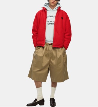 Blouson polaire réversible Willy Cosy - Willy Chavarria - Rouge