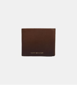 Portefeuille Mini cuir - Tommy Hilfiger - Marron