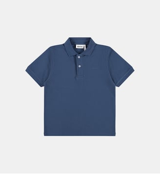 Polo droit Unity en coton organique - Molo - Bleu marin