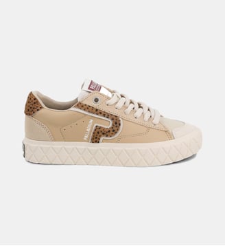 Baskets basses Palla Ace en cuir - Palladium - Beige et marron