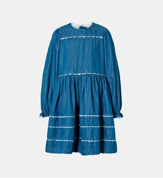 Robe Dentelle en Denim - Molo - Bleu