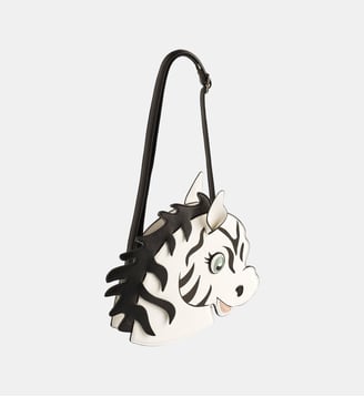 Sac à main en forme de tête de zèbre - Molo - Noir et blanc