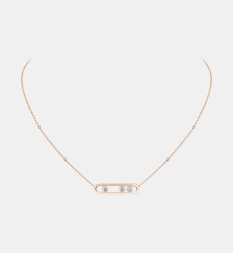 Collier diamant en or rose - Messika - Or rose