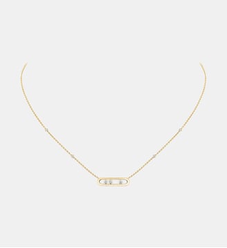 Collier diamant en or jaune - Petit modèle - Messika - Or jaune