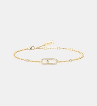 Bracelet pavé diamant en or jaune - Messika - Or jaune