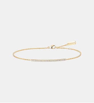 Bracelet pavé diamant barrette en or jaune - Messika - Or jaune