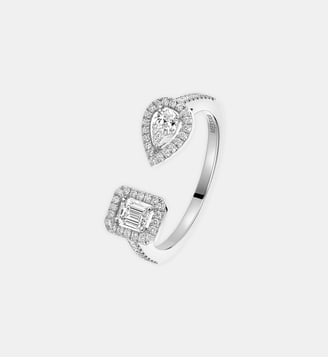 Bague diamant en or blanc Toi & Moi  - Messika - Or blanc