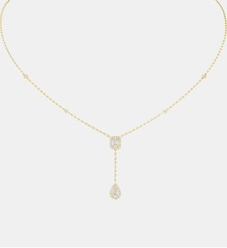 Collier cravate diamant en or jaune - Messika - Or jaune