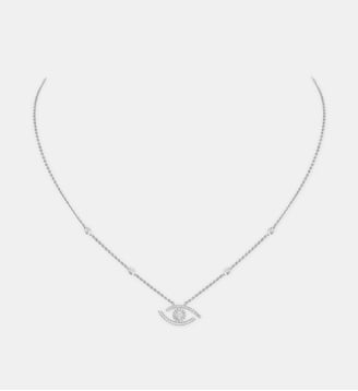 Collier diamant pavé en or blanc Messika