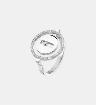 Bague diamant en or blanc - Petit modèle - Messika - Or blanc