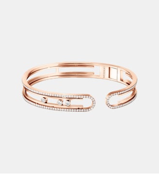Bracelet bangle en or rose - Messika - Or rose