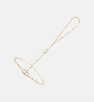 Bracelet de main diamant en or jaune - Messika - Or jaune