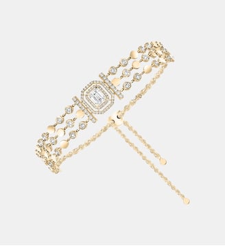 Bracelet diamant en or jaune multi-rangs - Messika - Or jaune